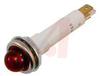 LED;Red;24V;2.67in L;0.63in Dia;0.38in mtg;Polished SS;Black Nylon;0.187 QC - 70129905 - Allied Electronics, Inc.