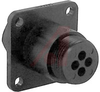 Connector, CPC; 4; Receptacle; Wire; 11; All Plastic; 5/8 in. - 24 UNEF-2A - 70087502 - Allied Electronics, Inc.