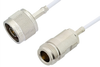 N Male to N Female Cable 12 Inch Length Using RG188 Coax, RoHS - PE34283LF-12 - Pasternack