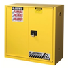 Justrite Sure-Grip EX 40 gal Yellow Hazardous Material Storage Cabinet - 43 in Width - 44 in Height - 697841-13226 - 697841-13226 - R. S. Hughes Company, Inc.