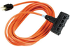 100' OR Heavy-Duty Indoor/Outdoor UTIL Cord Triple-Outlet 14/3 GND - EPWR46 - Black Box