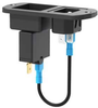 Power Entry Connectors - Inlets, Outlets, Modules -- 302-1658-G21-00-P10-D01-XR38-D040011M-10A-ND - Image
