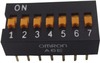 Dip Switch, 7Pos, Spst, Raised; No. Of Circuits Omron Electronic Components - 71Y6103 - Newark, An Avnet Company