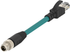 Sensor Cord, 8P M12 Plug-Rj45 Plug, 3M; Connector Type A Te Connectivity - 53AJ8375 - Newark, An Avnet Company