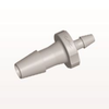 Straight Reducer Connector, Barbed, Natural - HSR42 - Qosina Corp.