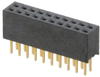 FCI 20021311 Series 1.27mm 20 Way 2 RowVertical PCB Board to Board -- 44-20021311-00020T4LF - Image