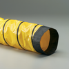 Single-Ply Yellow Pvc Vinyl Coated Polyester Fabric Hose -- Springflex® FSP-5 10.0 - Image