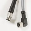 OBSOLETE - Alpha Connect EcoFlex PUR Cordset - M8 Male Straight to M8 Female 90° - 22AWG 3 Poles - HR03GW100 - Slate - 10M (32.8ft) - ALPHR03GW100-SL359 - Lapp Tannehill