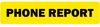 Phone Report Medical Label Fluorescent Yellow -- LV-MCL4