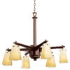 4456BZ-CHA Mid. Chandeliers-Glass Down - 770613 - Capital Lighting, Inc.