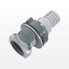 Coupling Body, Panel Mount Hose Barb, Straight Thru -- HFC161012 - Image