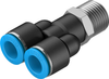 Push-in Y-fitting - QSY-1/2-12 - Festo Corporation