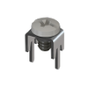 Low Profile PC Mount-w/Screw Assembled, White - 7778-4 - Keystone Electronics Corp.