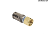 CONNECTEC F RG6 CATV (Gold) - CM-RG6U-GF - Visual Sound, Inc.
