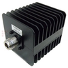 6 dB Fixed Attenuator N Male (Plug) to N Female (Jack) Up to 3 GHz Rated to 25 Watts, Heatsink Body, 1.25 VSWR - SA3N25-06 - Fairview Microwave Inc.