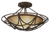 Light Indoor Semi-Flush Mount - SF286MBZ - Murray Feiss Lighting