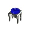 Low Profile PC Mount w/Blue Screw-Assembled - 7775-5 - Keystone Electronics Corp.