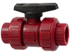 Red PVDF Plastic Valves -- Chemtrol® - Image