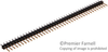 Board-Board Connector, Header, 40 Position, 1Row; Connector Systems Amp - Te Connectivity - 90F7725 - Newark, An Avnet Company