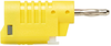 4Mm Banana Plug, Stacking, 36A, Yellow; Gender Pomona - 25AC2363 - Newark, An Avnet Company
