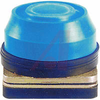 Pushbutton, Non-Illuminated, Booted Operator, Blue, Momentary, 30mm, 10A, 500V - 70156639 - Allied Electronics, Inc.