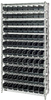 Open Wire Shelving, 12Shelves, 88Bin/blk; Shelving Unit Type Quantum Storage - 44AC8061 - Newark, An Avnet Company