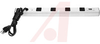 Strip, Power Outlet; 4; 17.5 in.; UL Listed; Metal; 6 ft. - 70148221 - Allied Electronics, Inc.