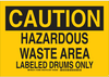 Chemical & Hazardous Material Sign - 125998 - Brady Corporation