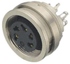 Circular Connector, Receptacle, 5 Way, Rear Panel Mt; Product Range Binder - 23M8031 - Newark, An Avnet Company