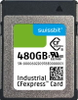 Industrial CFexpress Card, G-20, 480 GB, 3D TLC Flash, -40°C to +85°C - SFCE480GW1EB4WD-I-6F-111-STD - Swissbit AG
