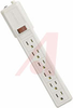 Power strip, 6 outlets, switch, 33in. cord, - 70091722 - Allied Electronics, Inc.