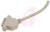 DELUXE MOLDED D-SUB CABLE, DB15 MALE / FEMALE, 15 FT - 70126661 - Allied Electronics, Inc.