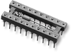 Open-Frame Capacitor Collet DIP Sockets with Solder Tail Pins – Series 518