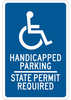 Handicapped Parking Sign - 123872 - Brady Corporation