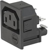 Un-Filtered Iec Mod, Outlet, 10A, Solder; Connector Type Schurter - 67M8993 - Newark, An Avnet Company