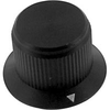Knob;Instrumentation;Dia 1in;Shaft Sz 0.125in;Screw;Triangle;Black Matte;Aluminu - 70126071 - Allied Electronics, Inc.