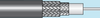 Alpha Essentials Coaxial RG-223/U 50 Ohm Cable - Braid Shield - 19 AWG - Black - 1400V - 500 ft - 9223 BK002 -- ALP9223-BK002 - Image
