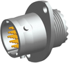 Circular Connector, Receptacle, 14-5, 14 Position, Flange; Product Range Amphenol Aerospace - 43X3654 - Newark, An Avnet Company