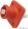 Power Entry, Receptacle, 120A, 1Kv, Org; Product Range Amphenol Industrial - 75Y9201 - Newark, An Avnet Company