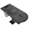 Compression Latch, Sealed Lever Latch, Key Locking, Locking without dust shutter, 31-41mm Panel, 45-57mm Grip, Zinc Alloy, Powder Coat, Black - C5-24-45-3 - Southco