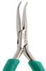 Excelta Two Star Stainless Steel Smooth Needle Nose Angled Needle Nose Gripping Pliers 2829L - 6 in Length - Foam Cushion Grip - EXCELTA 2829L - R. S. Hughes Company, Inc.