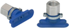 Flat suction cup (oval) for long and also curved workpieces SGON 45x15 HT1-60 G1/4-IG - 10.01.05.00422 - Schmalz Inc.