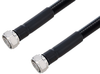 Outdoor Rated 4.3-10 Male to 4.3-10 Male Low PIM Cable 24 Inch Length Using SPO-500 Coax Using Times Microwave Parts - PE3C6513-24 - Pasternack