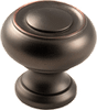 Concentric Ring Top Round Cabinet Knob, Oil R.. - 814610 - HardwareSource, Inc.