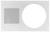 Grille-Clock/Speaker, Steel, Surface, 26in L x 14.5in H, White - SCB-700 - Visual Sound, Inc.