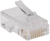RJ45 Plugs for Flat Solid / Stranded Conductor Cable, 100-Pack -- N030-100-FL
