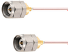 Low Loss 1.85mm Male (Plug) to 1.85mm Male (Plug) Cable 047 Coax Up To 70 GHz, 1.4 VSWR in 12 Inch, Copper Outer Conductor - FMCA2084-12 - Fairview Microwave Inc.