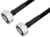 Outdoor Rated 7/16 DIN Male to 7/16 DIN Male Low PIM Cable 60 Inch Length Using SPO-375 Coax Using Times Microwave Parts - PE3C6502-60 - Pasternack