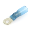 3M MH14-6R/LK Scotchlok™ Ring Terminal, 16-14 Ga., #6 Stud, Blue Heat Shrink Insulated - 31908 - Waytek, Inc.