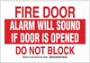 Fire Safety Sign - 127224 - Brady Corporation